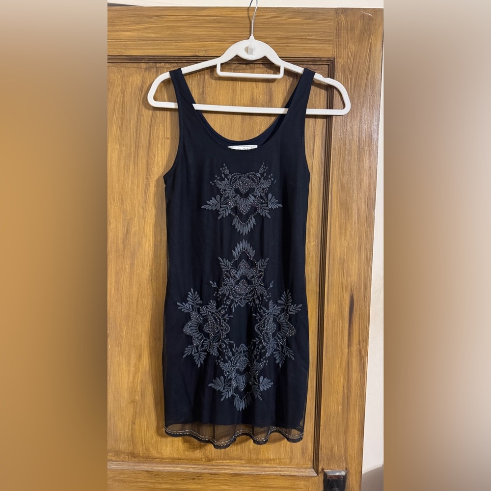 Abercrombie & Fitch Navy Blue and Black Dress